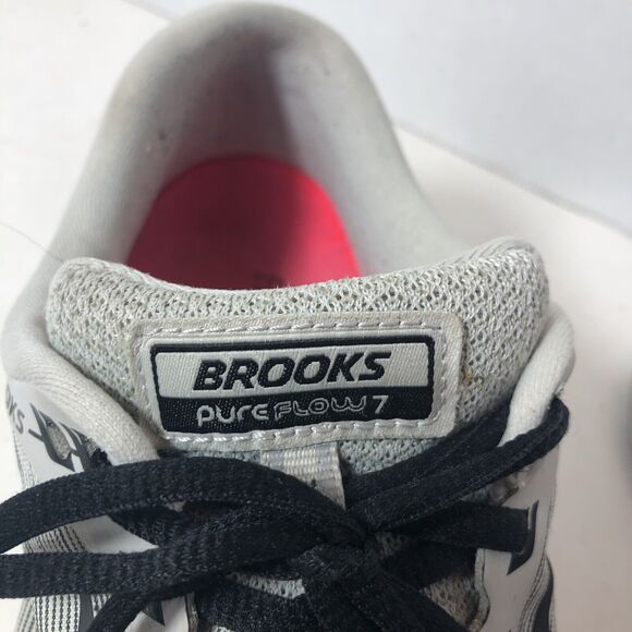 Brooks Sneakers Womens Size 9 B Pureflow 7 1202621B078 Gray Running Comfort G3 - Picture 2 of 11